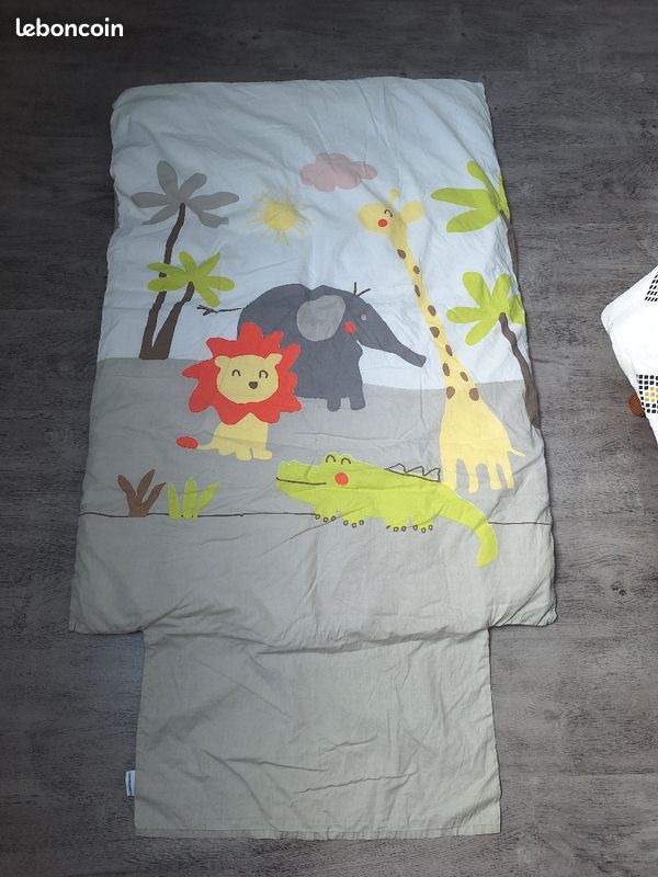 Couette drap housse et housse de couette lit bébé (image 1)