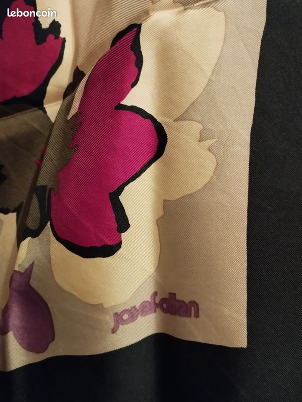 Foulard en soie JOSEF OTTEN LONDON - Etat neuf (image 3)
