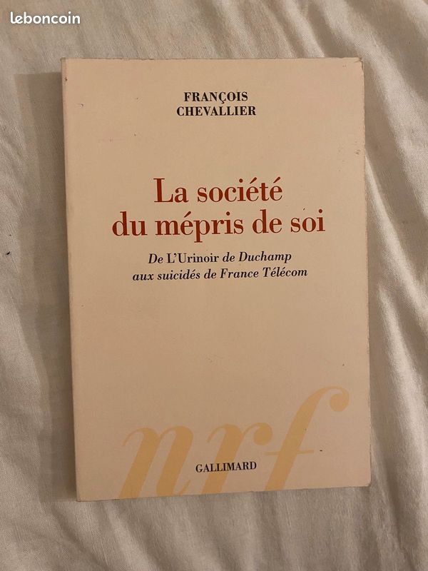 Livre la société du mépris de soi François Chevalier (image 2)