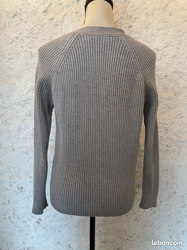 Gilet Christine Laure Neuf Taille 44 - Blanc Bleu - Style Chic été - Femme