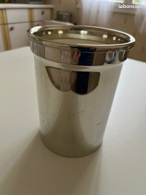 Seau en étain du manoir pour vin ou champagne (image 1)
