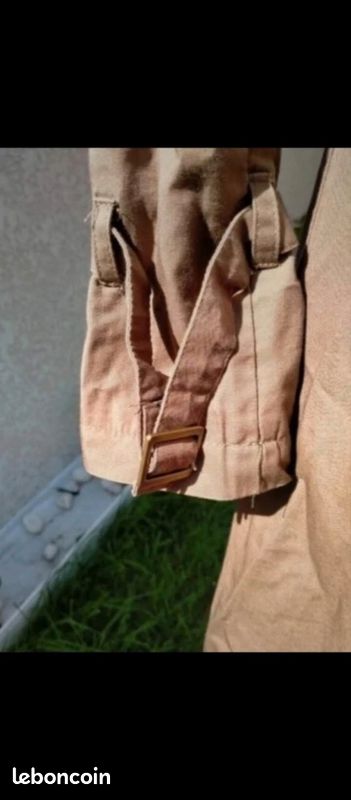 Manteau trench kaki marron neuf vintage (image 9)