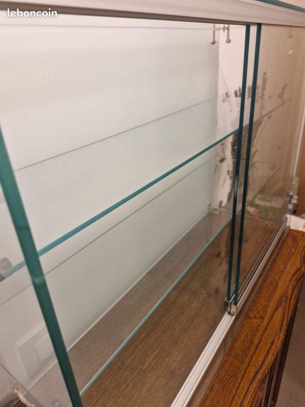 Vitrine verre trempé portes coulissante (image 6)