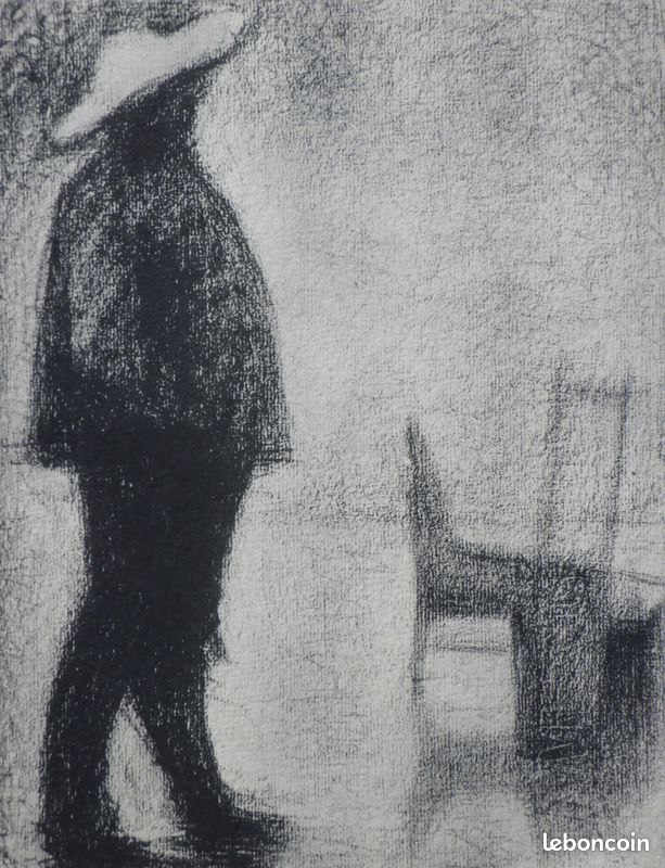 Georges SEURAT : Fort de la Halle Gravure, 1948 #CERTIFICAT (image 2)