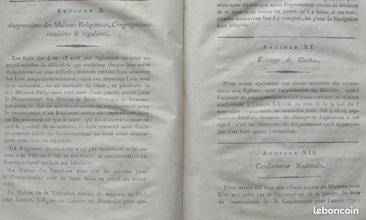 COMPTE RENDU DU NOUVEAU CONSEIL-GÉNÉRAL DU DÉPARTEMENT D'ILLE ET VILAINE, par le DIRECTOIRE sortant, (image 5)