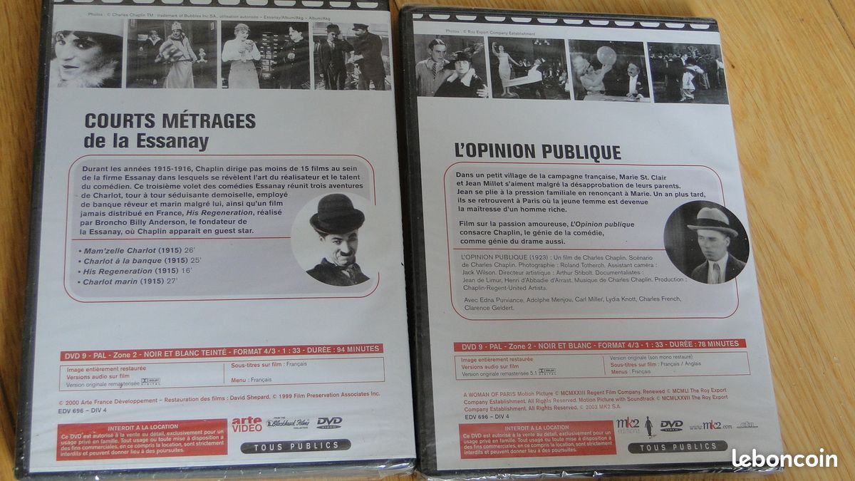 2 dvd neuf avec cellophane (image 2)