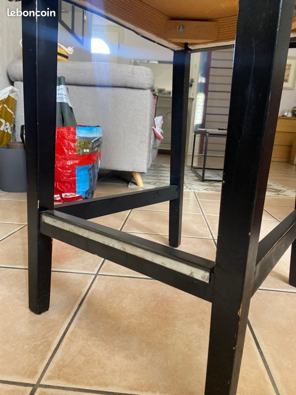 Lot de 3 chaises tabourets de bar IKEA BERGMUND (image 3)