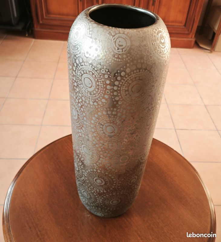 Vase haut décoratif / Porte-parapluie – 50 x 20 cm (image 1)