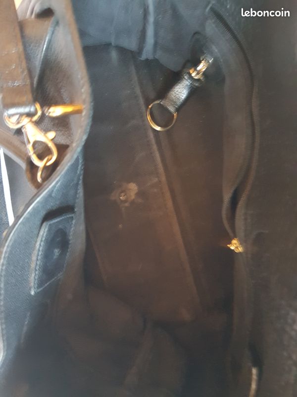 Sac mac douglas cuir buffle noir (image 3)