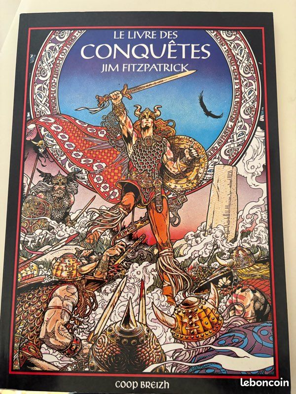 Livre très rare "Le livre des conquêtes", de Jim Fitzpatrick, éditions Coop (image 1)