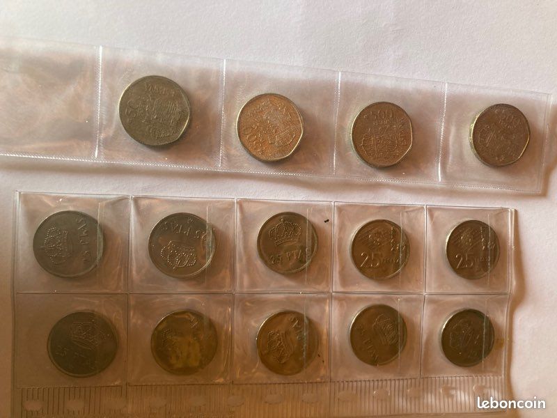 Monnaies Espagne pesetas 1940 2000 (image 2)