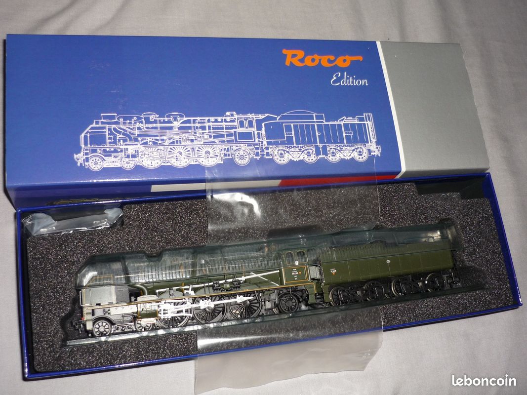 Locomotive Vapeur Roco 70039, 231 E 34, SNCF Ep III, HO (1/87) Neuve