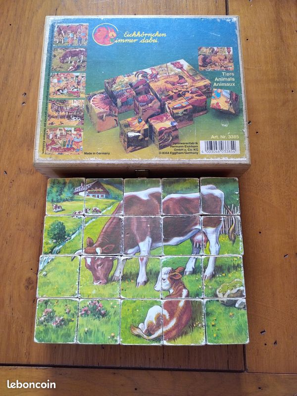 ANCIEN JEU DE cubes (24 cubes) fin 19e début 20e S. EUR 89,00 - PicClick FR