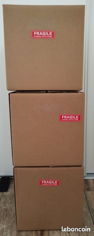 Lot de trois cartons à verres " champagne" (image 4)