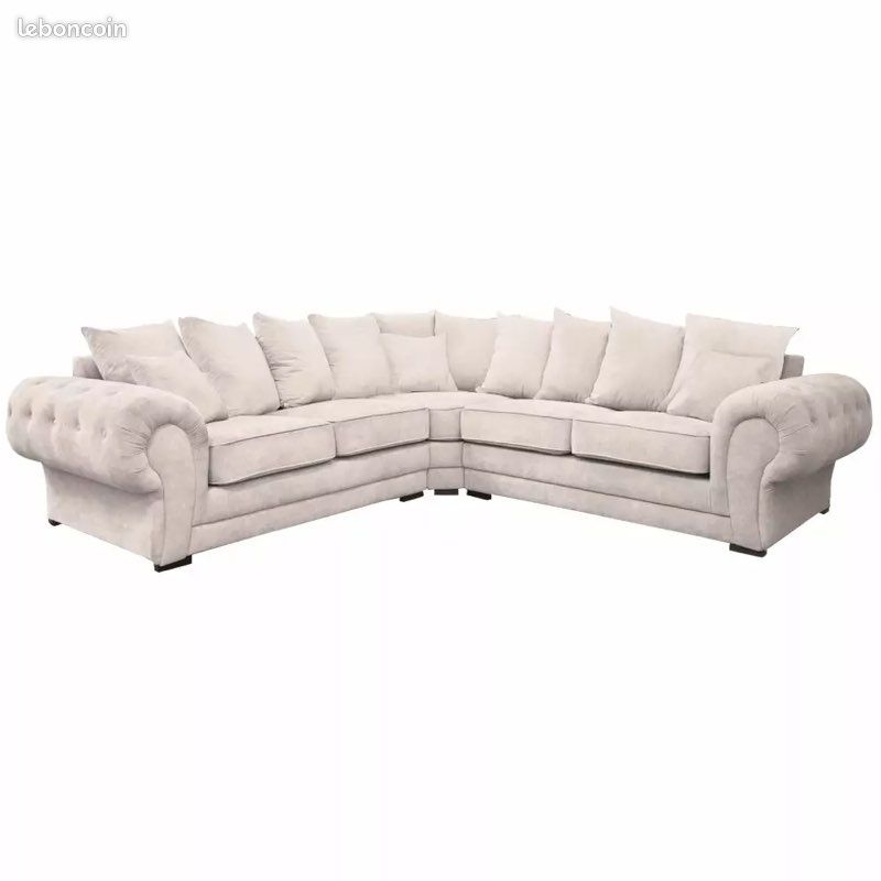 Canapé d’angle beige VERONA (image 2)