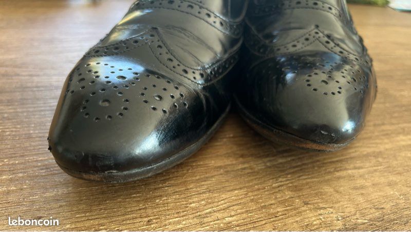 Chaussures homme Richelieu noir (image 2)