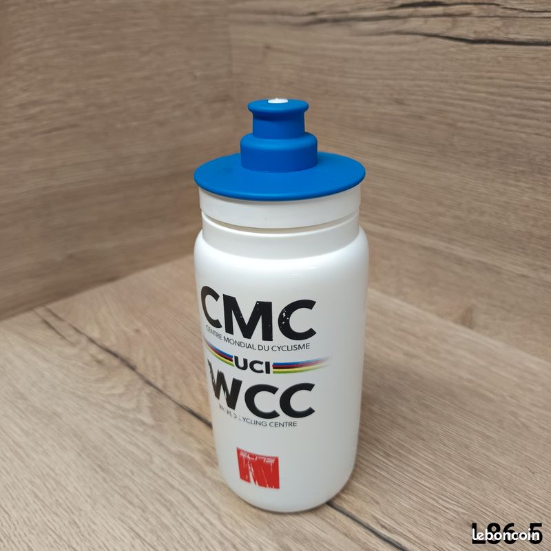 🇨🇵 🇬🇧 Bidon Elite 550ml CMC UCI WCC Gourde vélo cyclisme