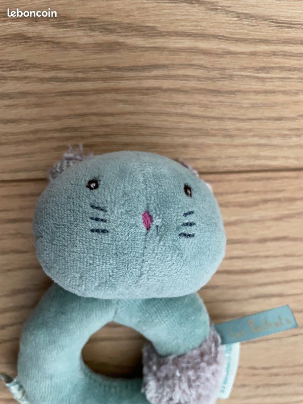 Chat hochet turquoise (image 2)
