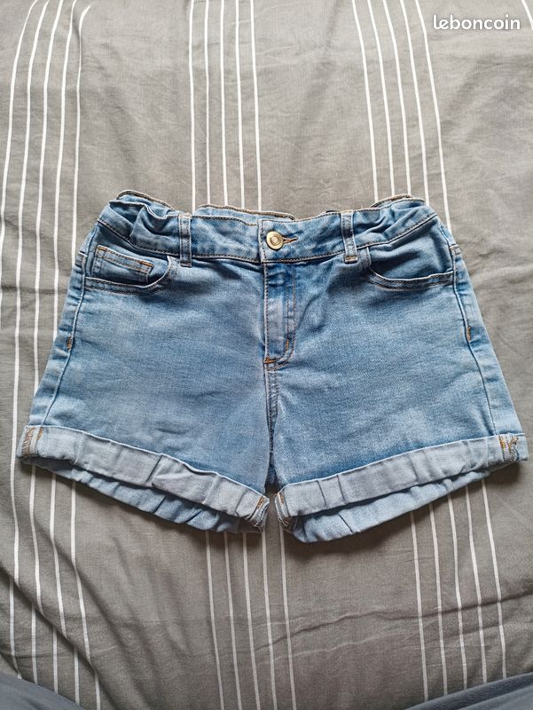 Short jean fille 12 ans Vêtements