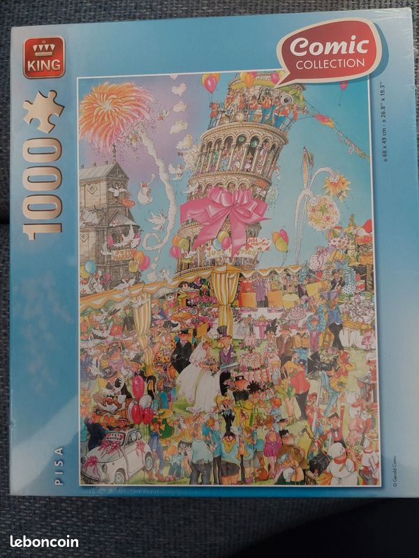 Puzzle 1000 pièces comics mariage (image 1)