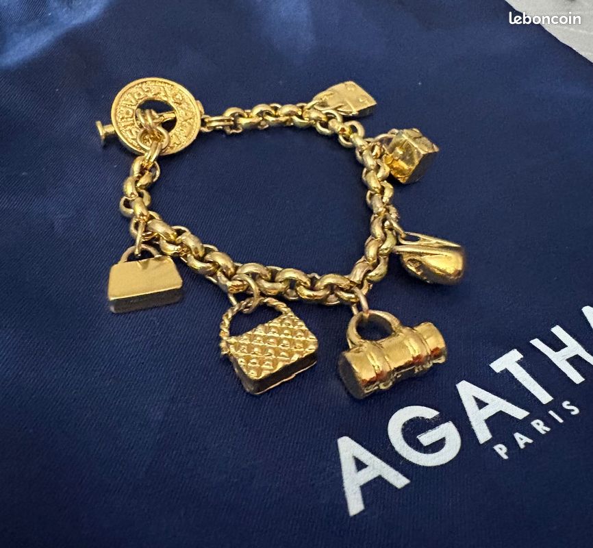 Parure Agatha Paris - Collier Et Bracelet Imposant En Cristal - Signé Designer