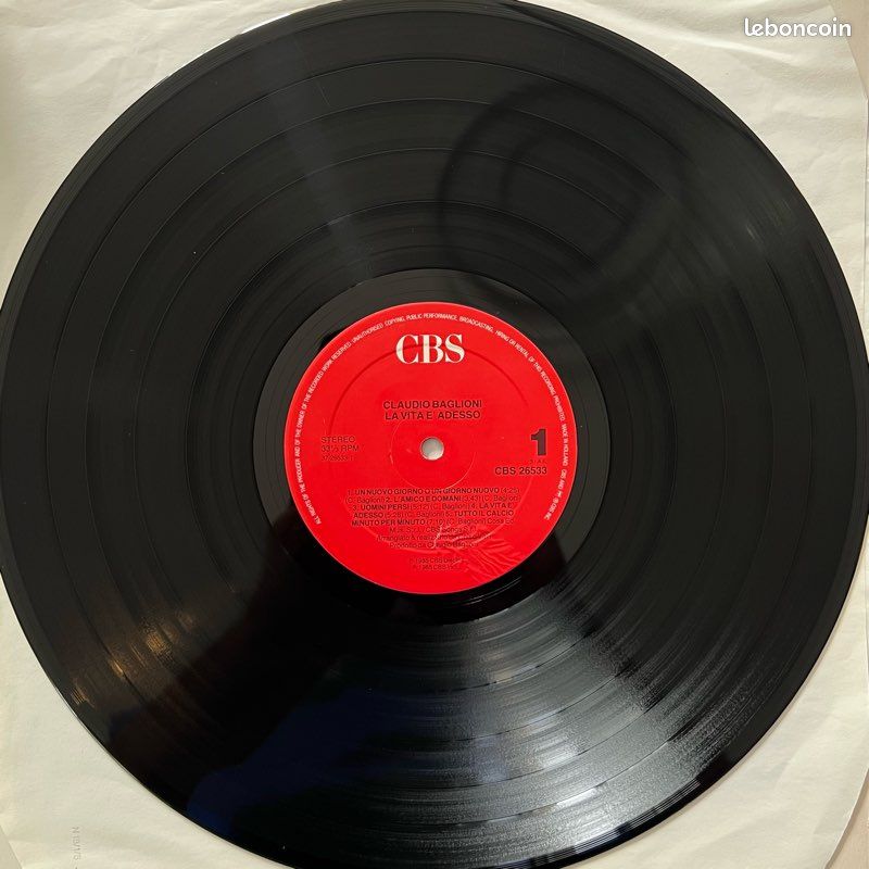 LP12" de Cláudio Baglioni (image 4)