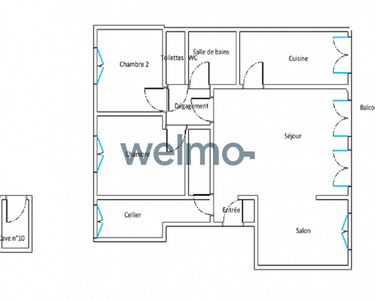Appartement 299 000 € - 75 m²