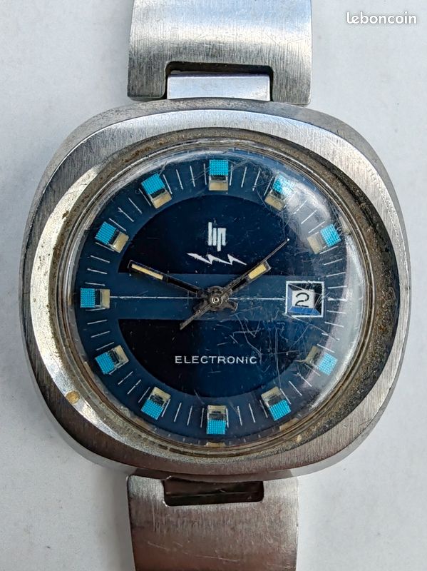 Montre Lip Electronic Vintage – Fonctionne – Occasion Rétro Pour Collectionneurs