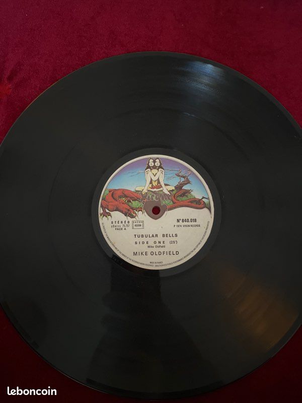 Vinyle Tubular Belze groupe mythique 1er de Mike Oldfield bande originale du film l’exorciste (image 3)