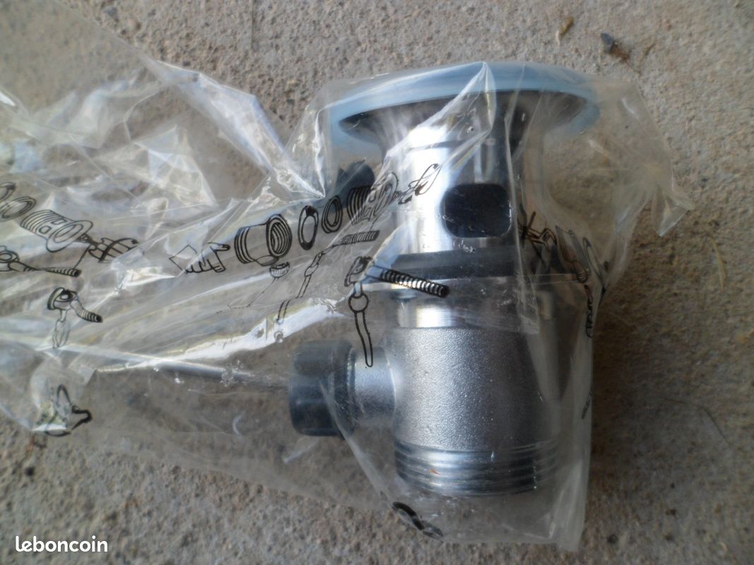 Bonde inox complette neuve grohé avec trop plein (image 1)