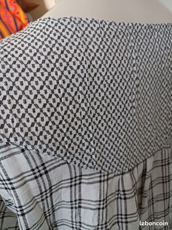 Tunique à carreaux vintage taille 4 (image 4)