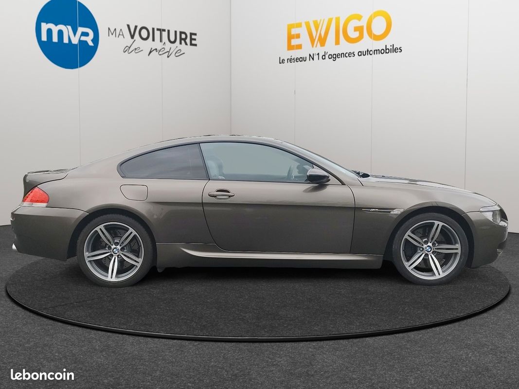 Bmw m6 coupe 5.0l ( e63 ) v10 507ch smg7 bva - cuir merino - ciel de toit alcantara - garantie 6 mois (image 16)