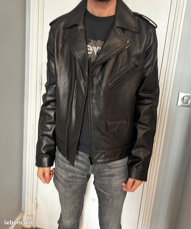 Veste en cuir The Kooples (image 1)