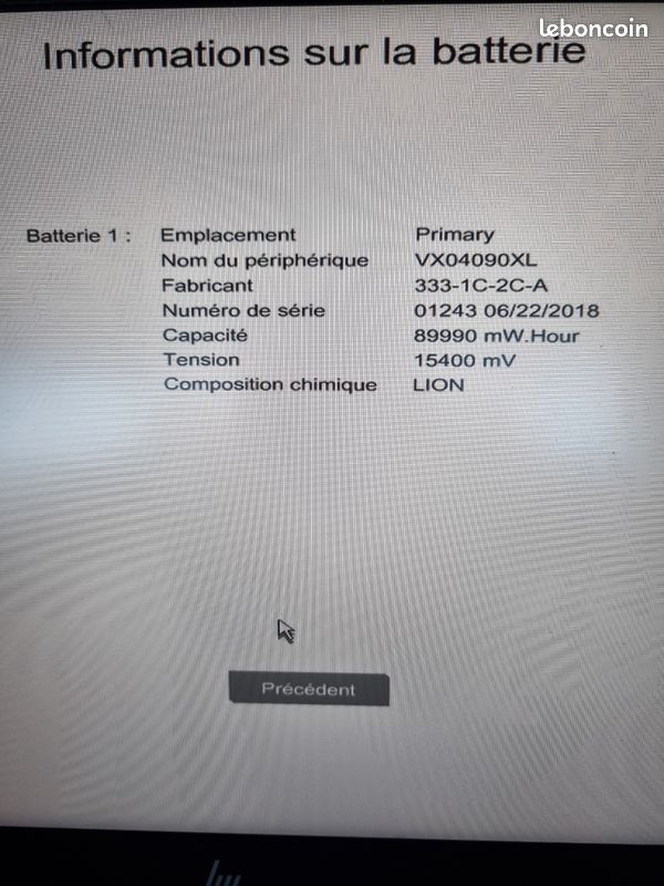 Ordinateur portable Hp Zbook 15 G5 - 842A (image 5)