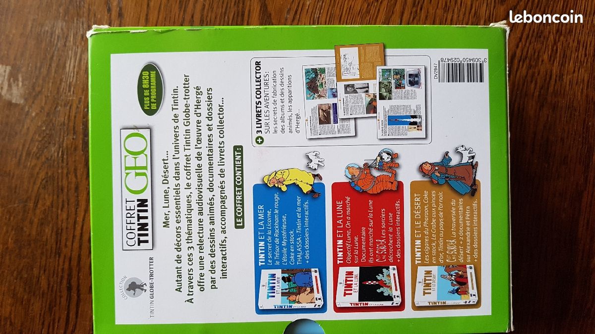 Coffret de collection Tintin 3 thèmes 9 DVD +3 Livrets (image 2)