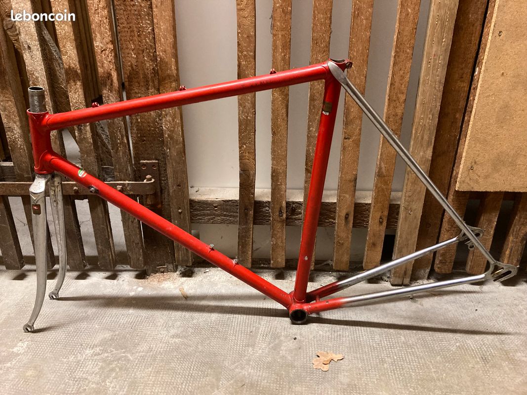 Cadre De Vélo De Route Vintage Bridgestone Radac Acier 550 Mm - Occasion Bon état