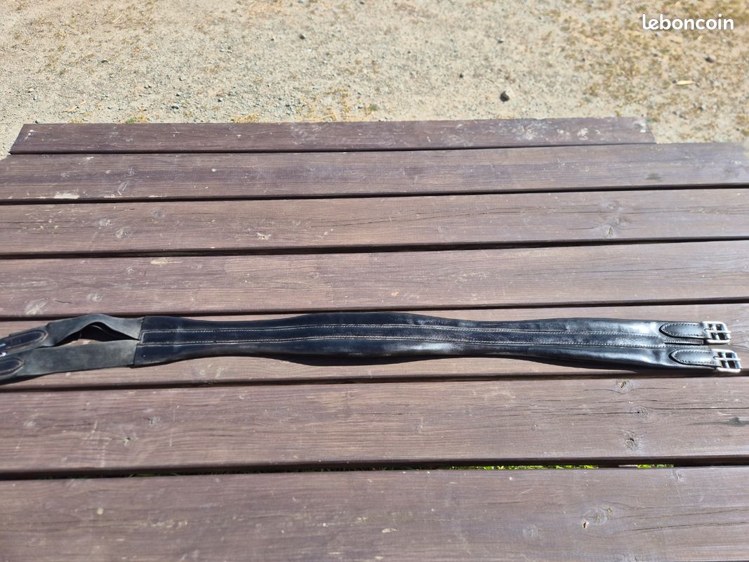 Sangle longue en cuir sans élastiques cheval Stübben - STUBBEN