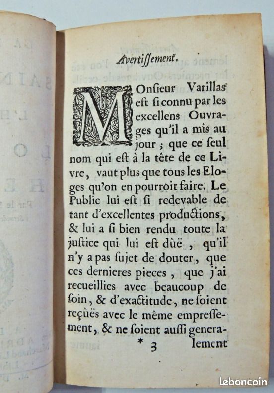 1683. Varillas. La minorité de Saint Louis & histoires de Louis XI & Henry II (image 5)