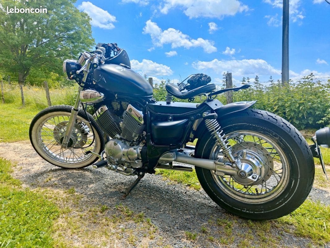 Blue Bobber 535 Virago 535 Virago Motos