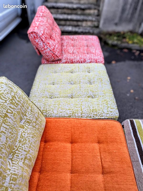 Canapé Roche Bobois vintage modulable (image 2)