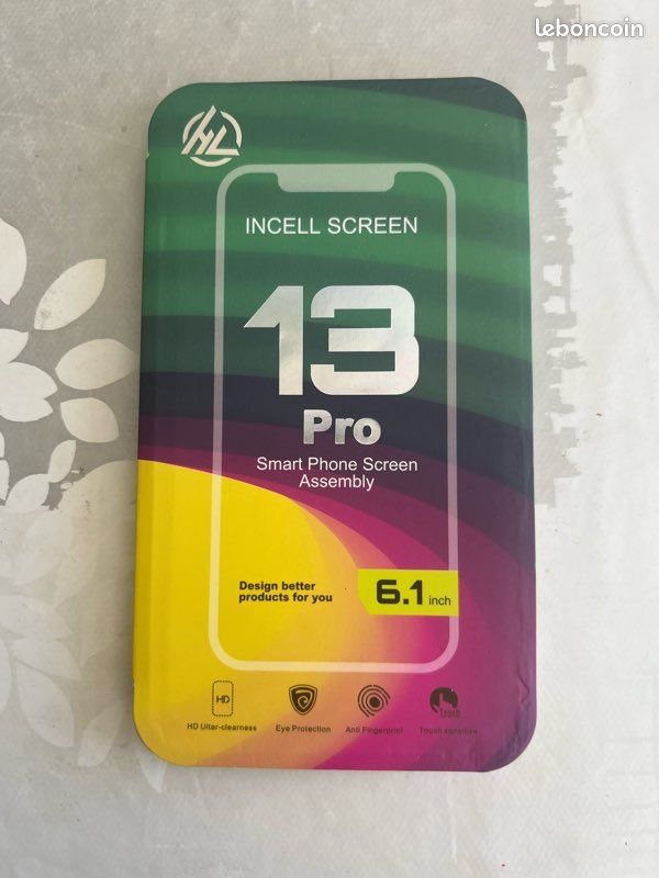 Écran iPhone 13 Pro sous blister - État neuf - Jamais utilisé ni déballé (image 1)