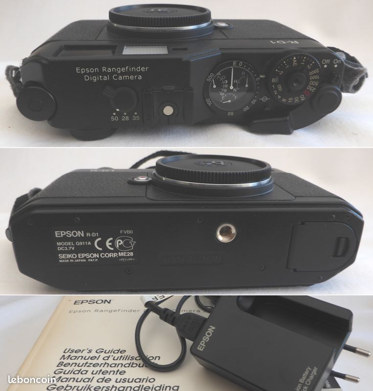 Appareil photo numérique Epson RD1 monture Leïca M - Photo, audio & vidéo
