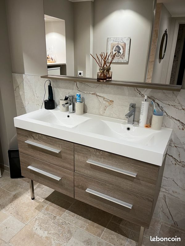 Meuble de salle de bain 140 cm - Azur