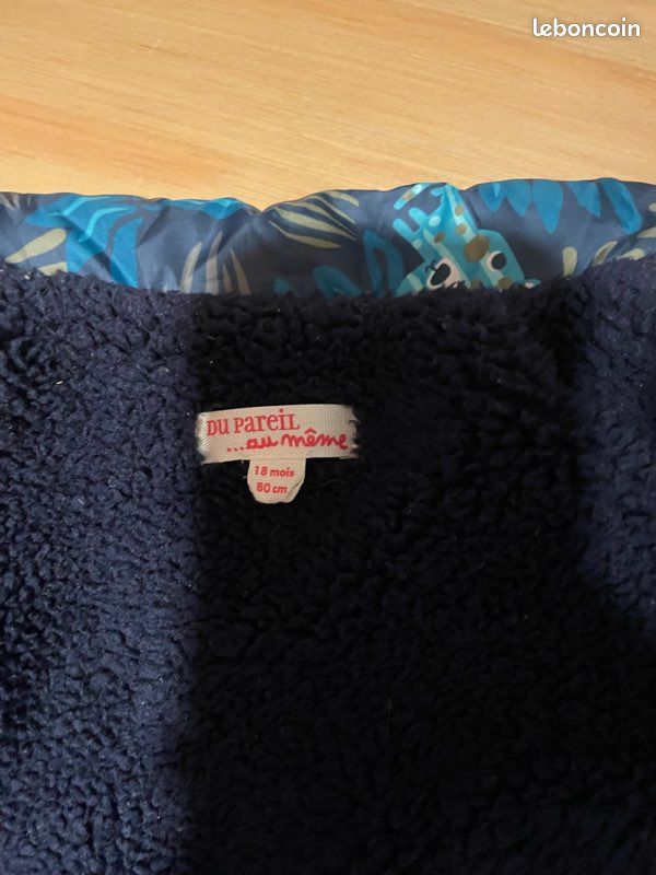 Manteau doudoune DPAM taille 18 mois (image 4)