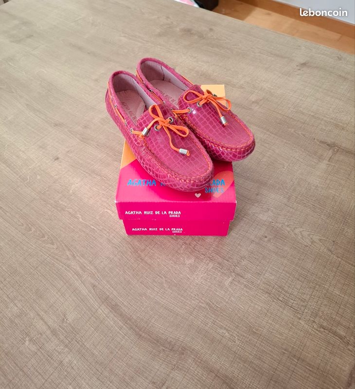 Mocassins roses taille 32 Agatha Ruiz de la Prada (image 1)