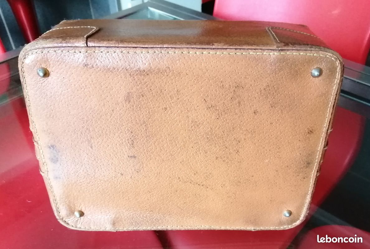Sacoche fourre-tout cuir vintage (image 6)