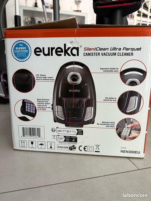 Aspirateur traîneau EUREKA NEN300EU hyper silencieux Électroménager