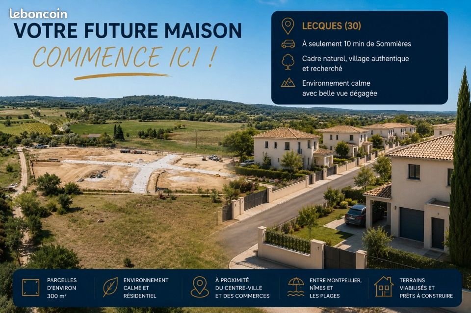 Terrain 610 m² Lecques · 159 900 €