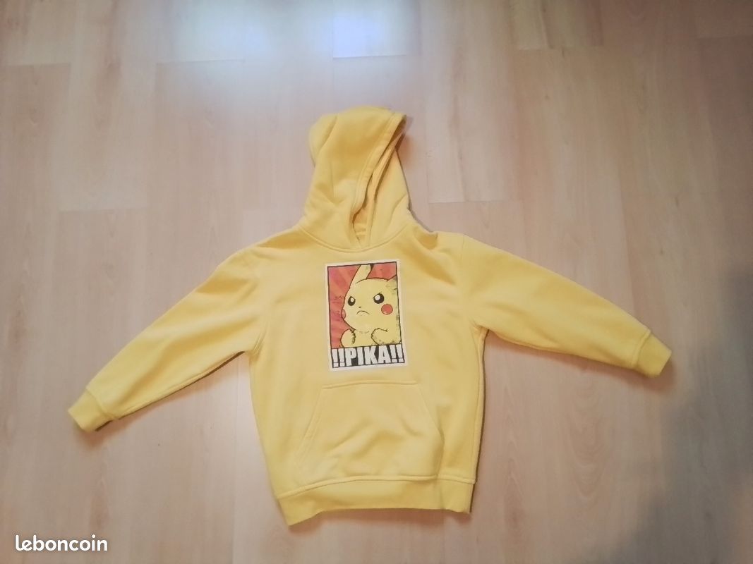 Sweat enfant Pokemon Pikachu taille 9/11 ans Vêtements