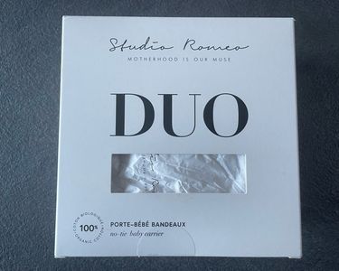 Studio Romeo Bandeau Peau à Peau Geometric – 100% Coton Bio, Naissance à 3 Mois – Allaitement & Lien Parent Bébé